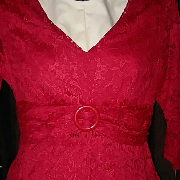 New Red Dress - Picture 3 of 6